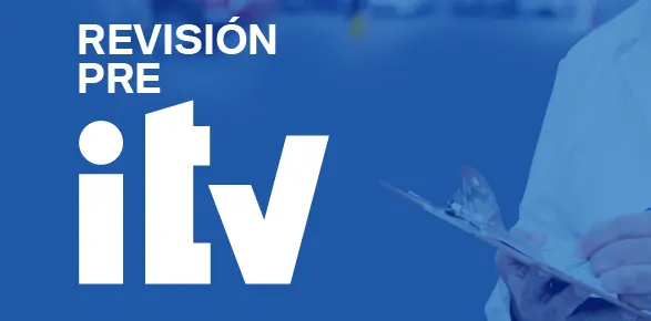 revision_pre_itv imagen con fondo azul indefinido y el texto Revisión PRE-ITV